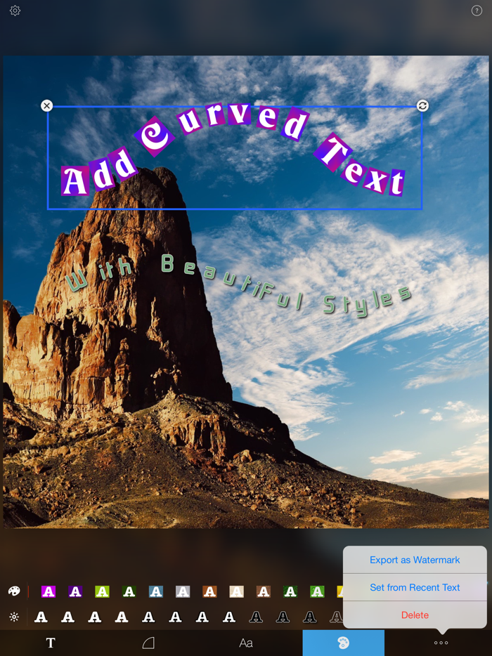 Text Curve  Circular Text