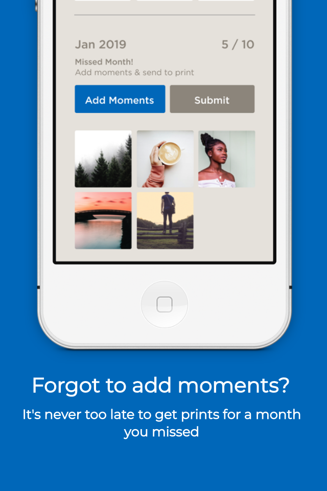 timeshel- monthly photo prints