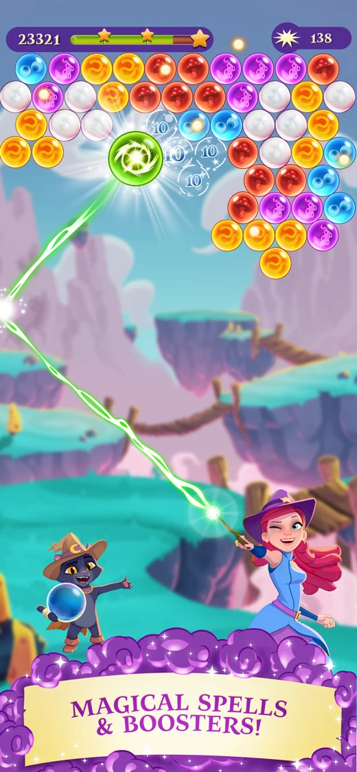 Bubble Witch 3 Saga screenshot 2