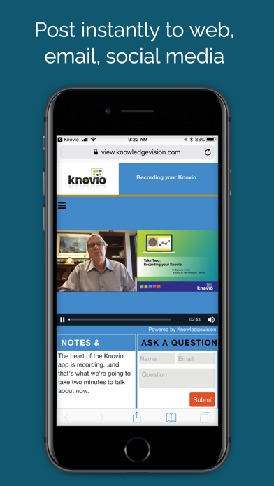 How to cancel & delete Knovio Video Presentations from iphone & ipad 4