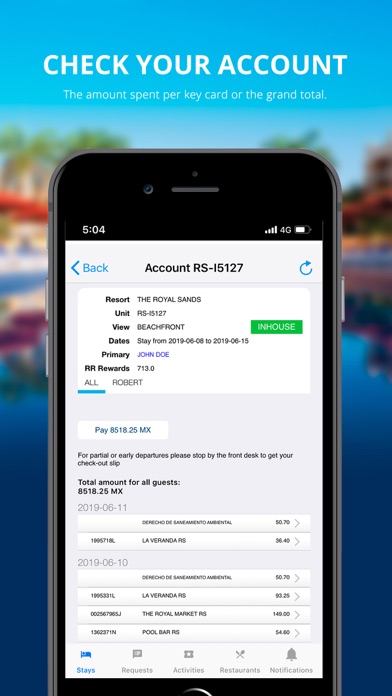 Royal Resorts Screenshot