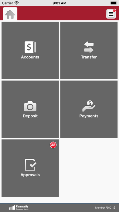 CD Bank Business Mobile Screenshot