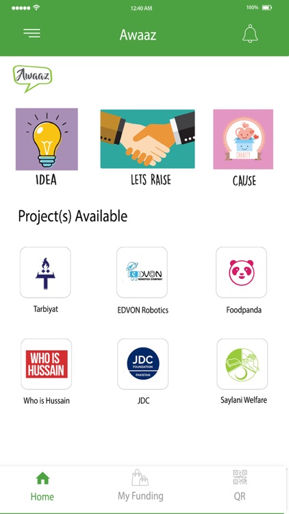 Awaaz - Crowdfunding