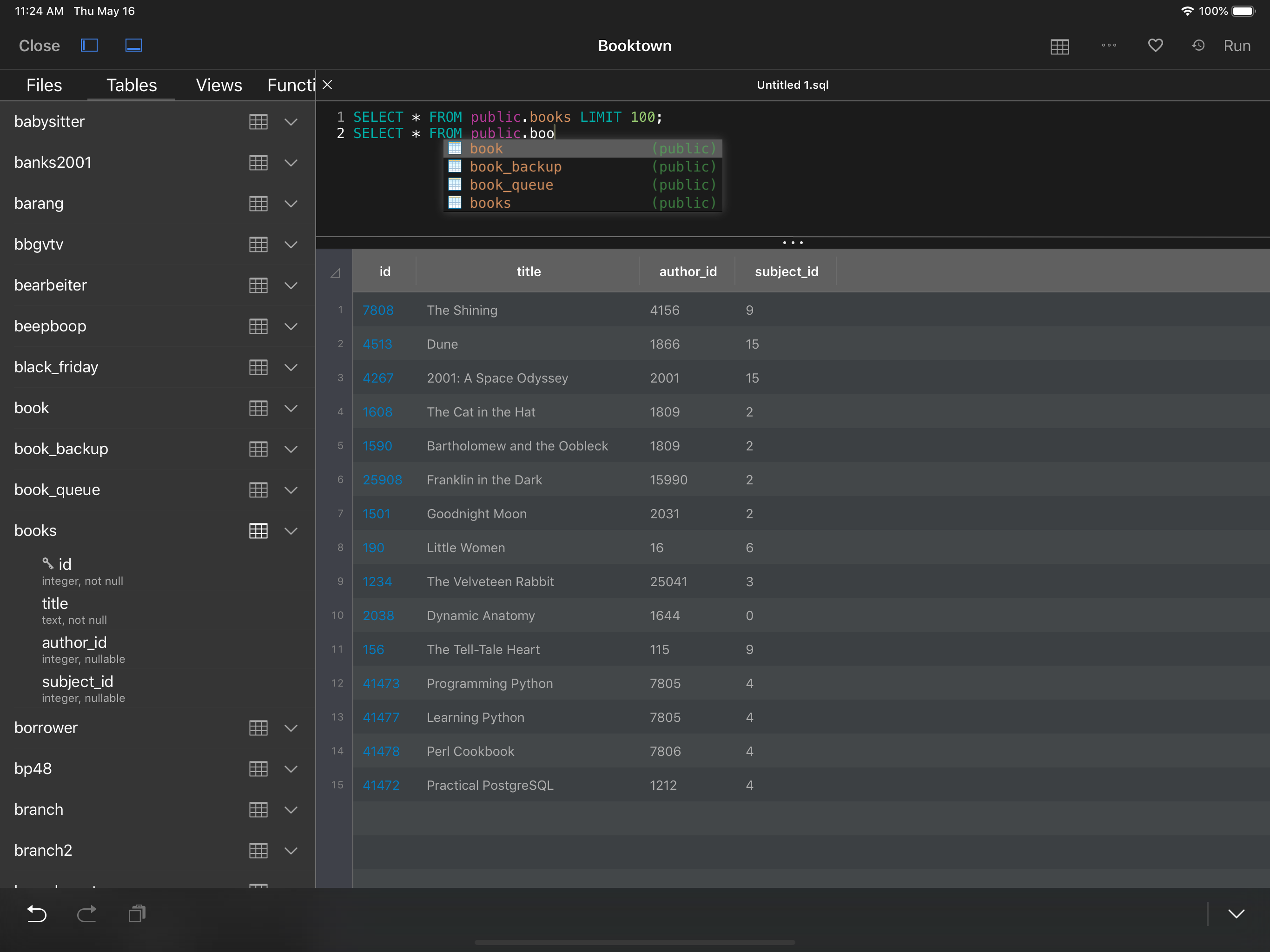 Postgres Client by SQLPro