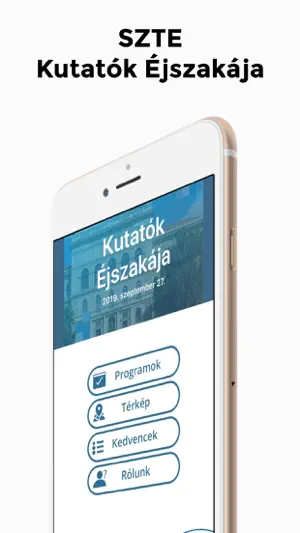 SZTE Kutatók Éjszakája screenshot 1
