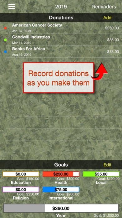 Screenshot #3 pour Give Tracker