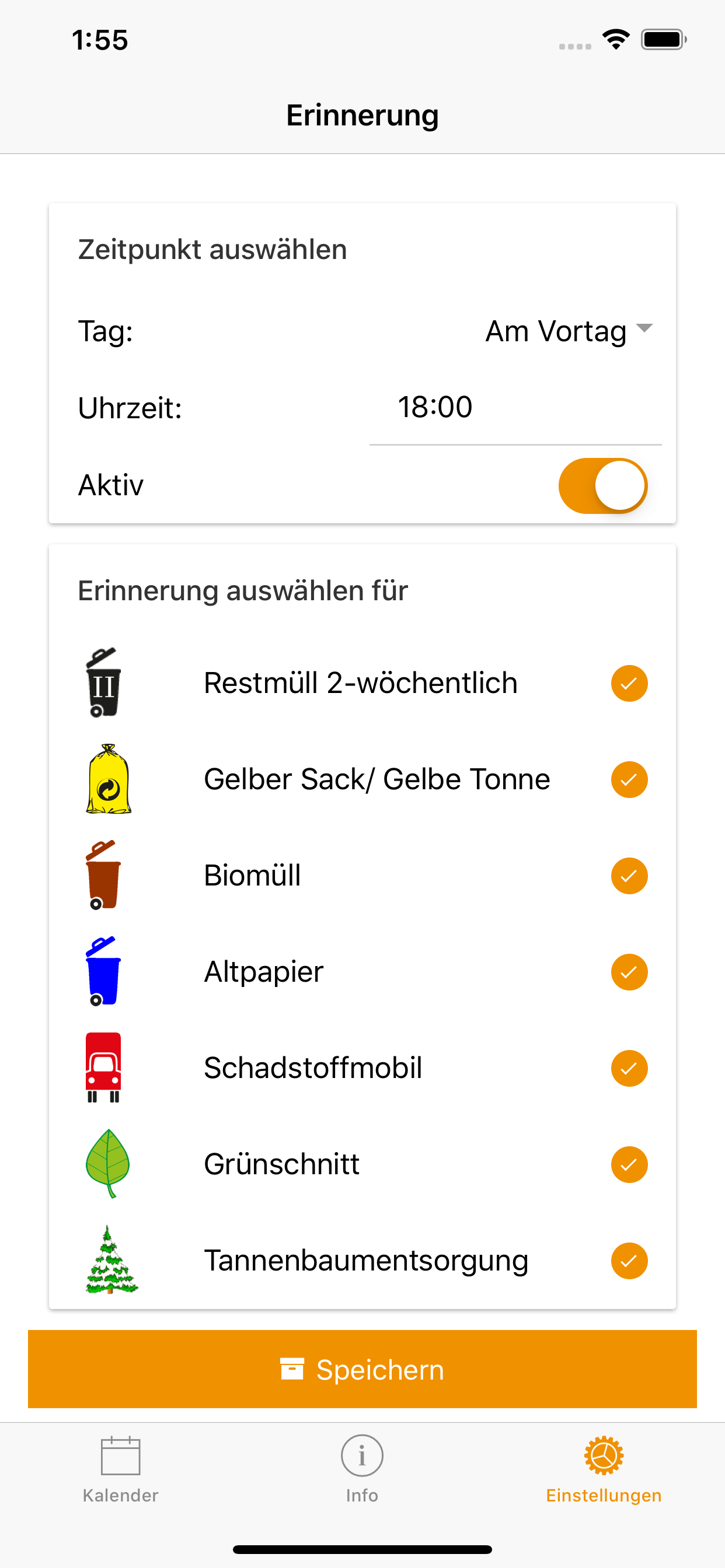 Stadt Wesel – Abfall App