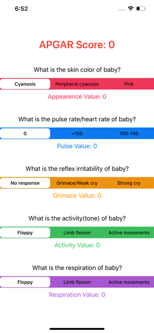 Simple APGAR