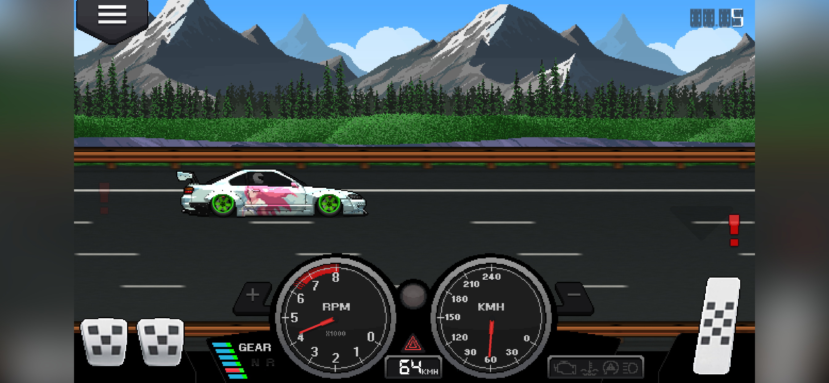 Pixel Car Racer