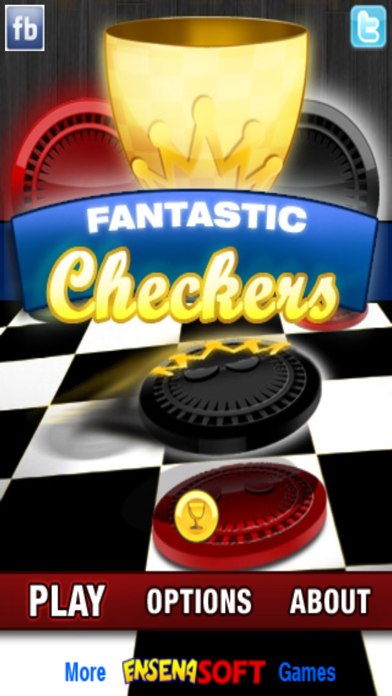 Fantastic Checkers Free screenshot 1