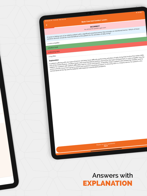 NCLEX-RN Practice Tests iPad screenshot