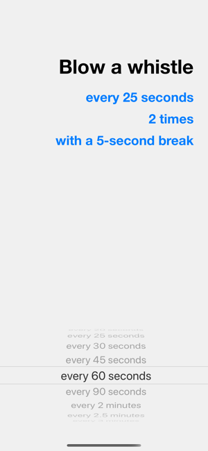 ‎Whistle Timer Screenshot