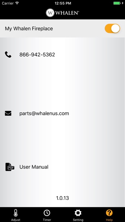 Whalen Bluetooth Fireplace