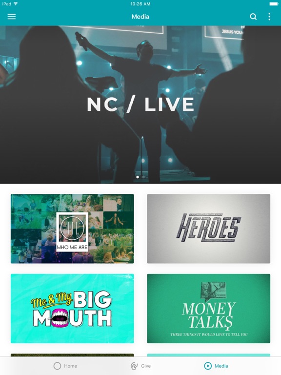 NC / Church iPad screenshot 3 - Lifestyle app