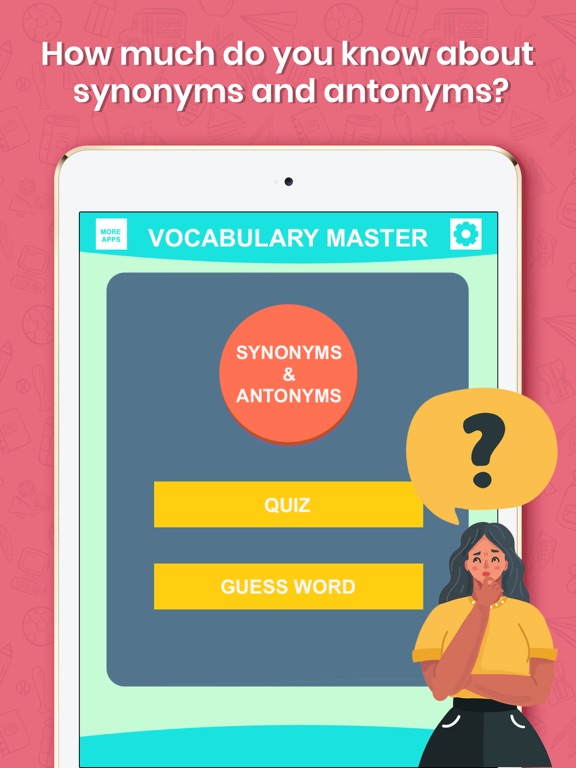 Screenshot #4 pour Synonyms & Antonyms Word Quiz
