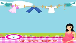 Game screenshot Pregnant Mom Baby Care Laundry apk