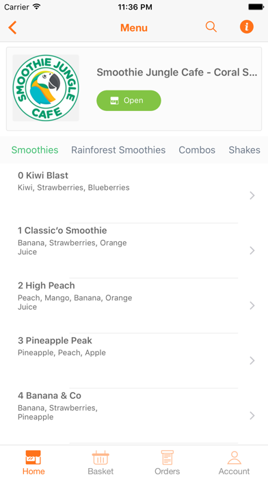 Smoothie Jungle Cafe screenshot 3