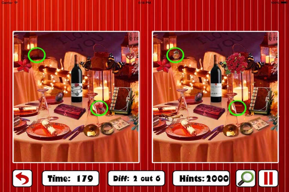 Valentine Find The Difference screenshot 2