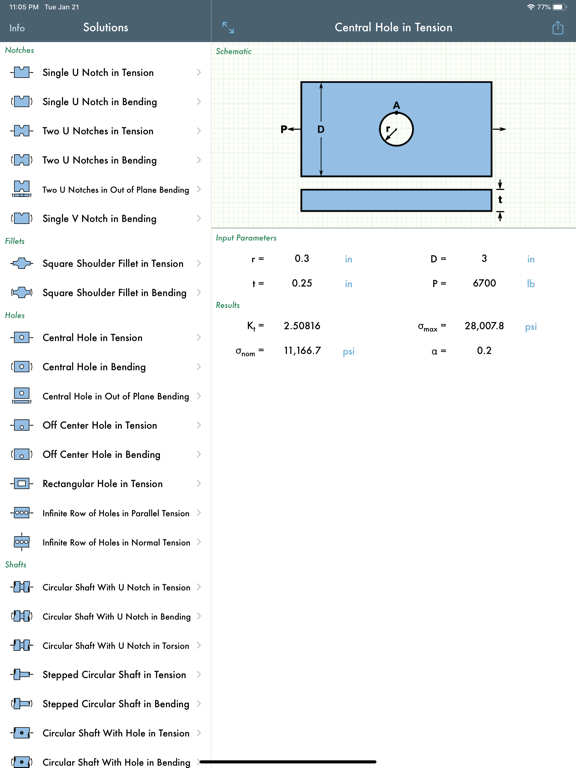 Screenshot #5 pour Stress Concentration Factors 2
