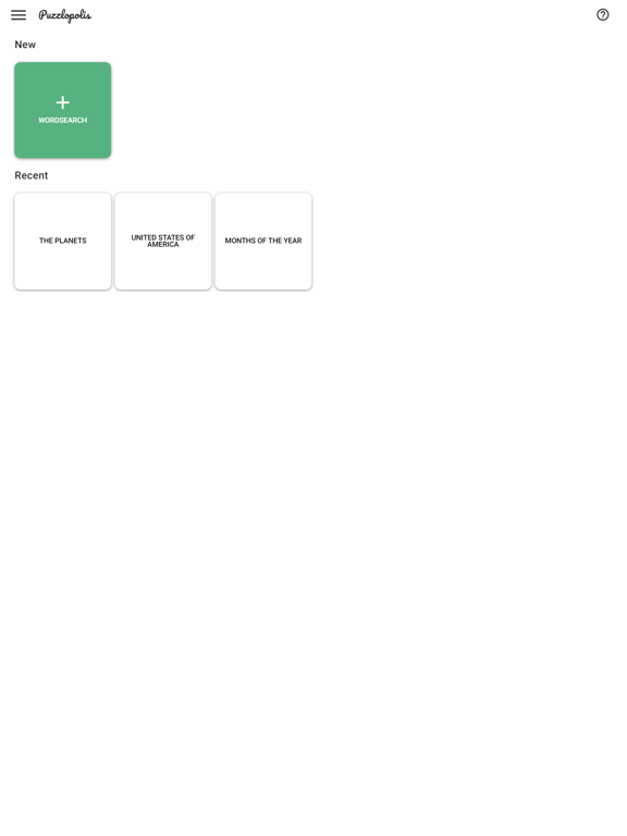 Word Search Maker iPad screenshot 3 - Education app