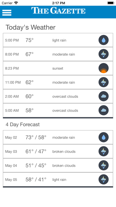 App screenshot