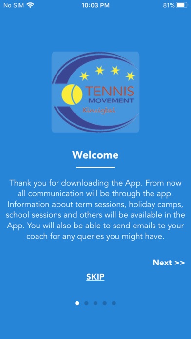 Screenshot #1 pour Tennismovement Kinzigtal
