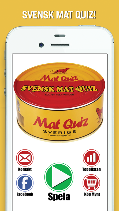 Svensk Mat Quiz screenshot 1
