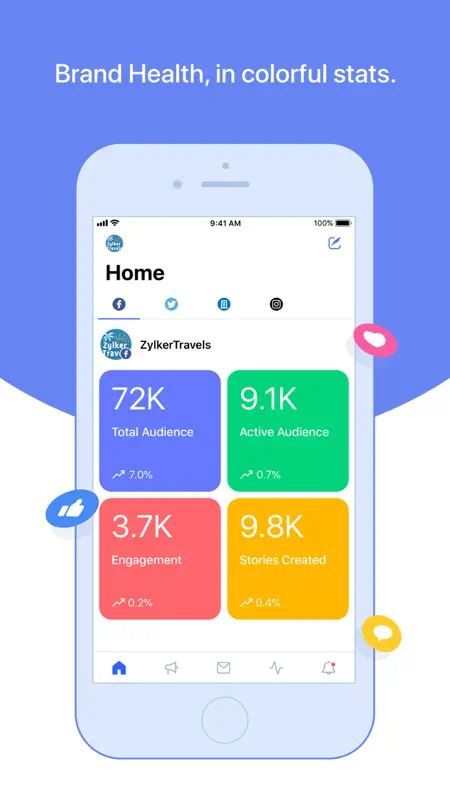 Zoho Social screenshot 1 of 5