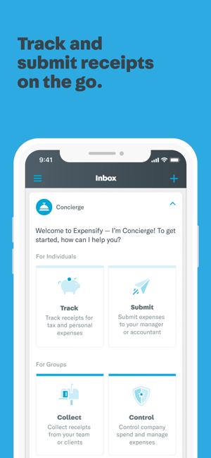 expensify receipts expenses on the app store tracking receipts for taxes