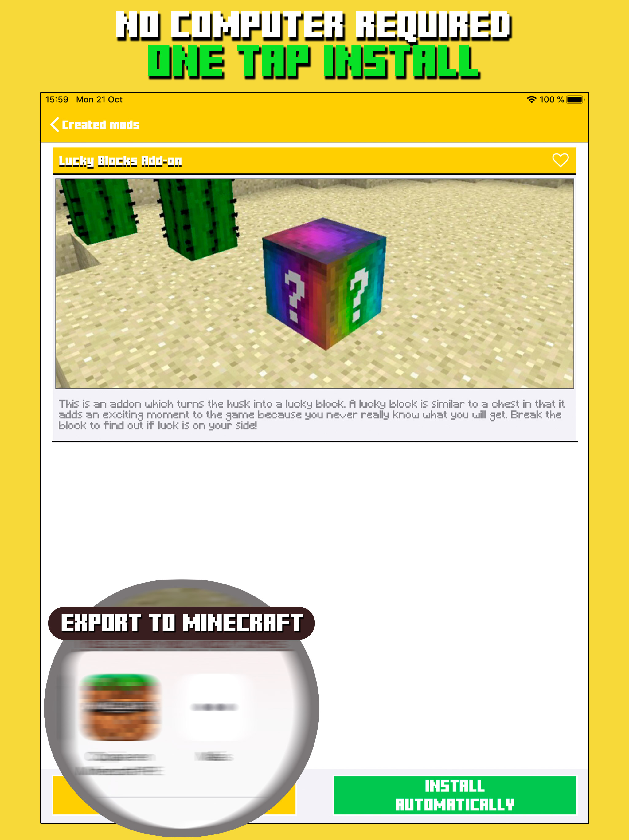 Mods for Minecraft PC & PE screenshot 6