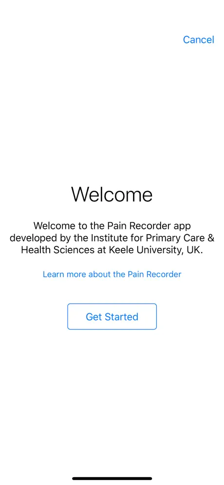 Keele Pain Recorder