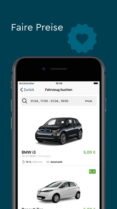 ENTEGA Elektromobil Screenshot
