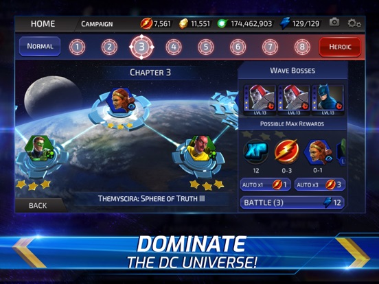 DC Legends: Fight Super Heroes iPad app afbeelding 5