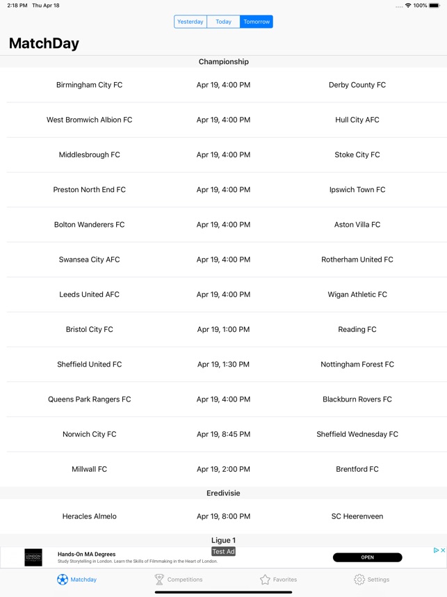 Goals - LiveScore Fixtures