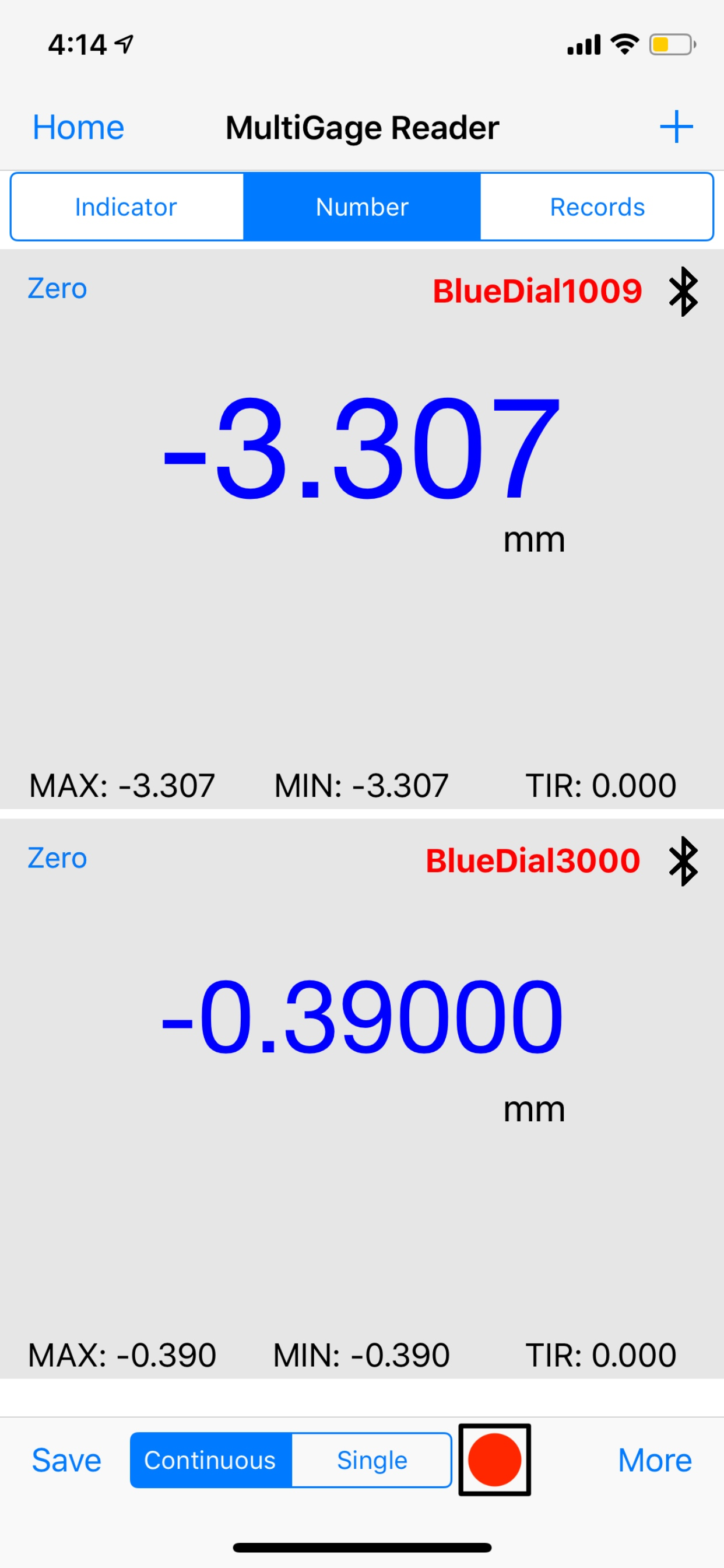 MultiGage Reader screenshot 3