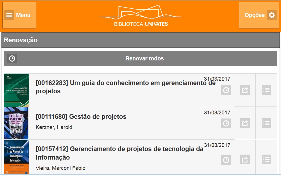 Biblioteca Univates screenshot 2