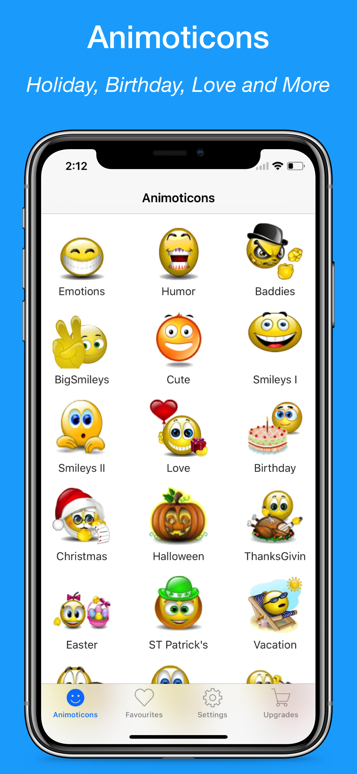 Adult 3D Emoticons Stickers