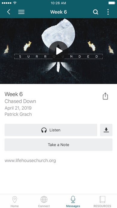Lifehouse App Screenshot