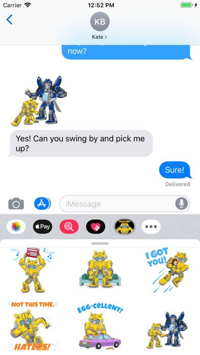 Official Bumblebee Stickers screenshot 2