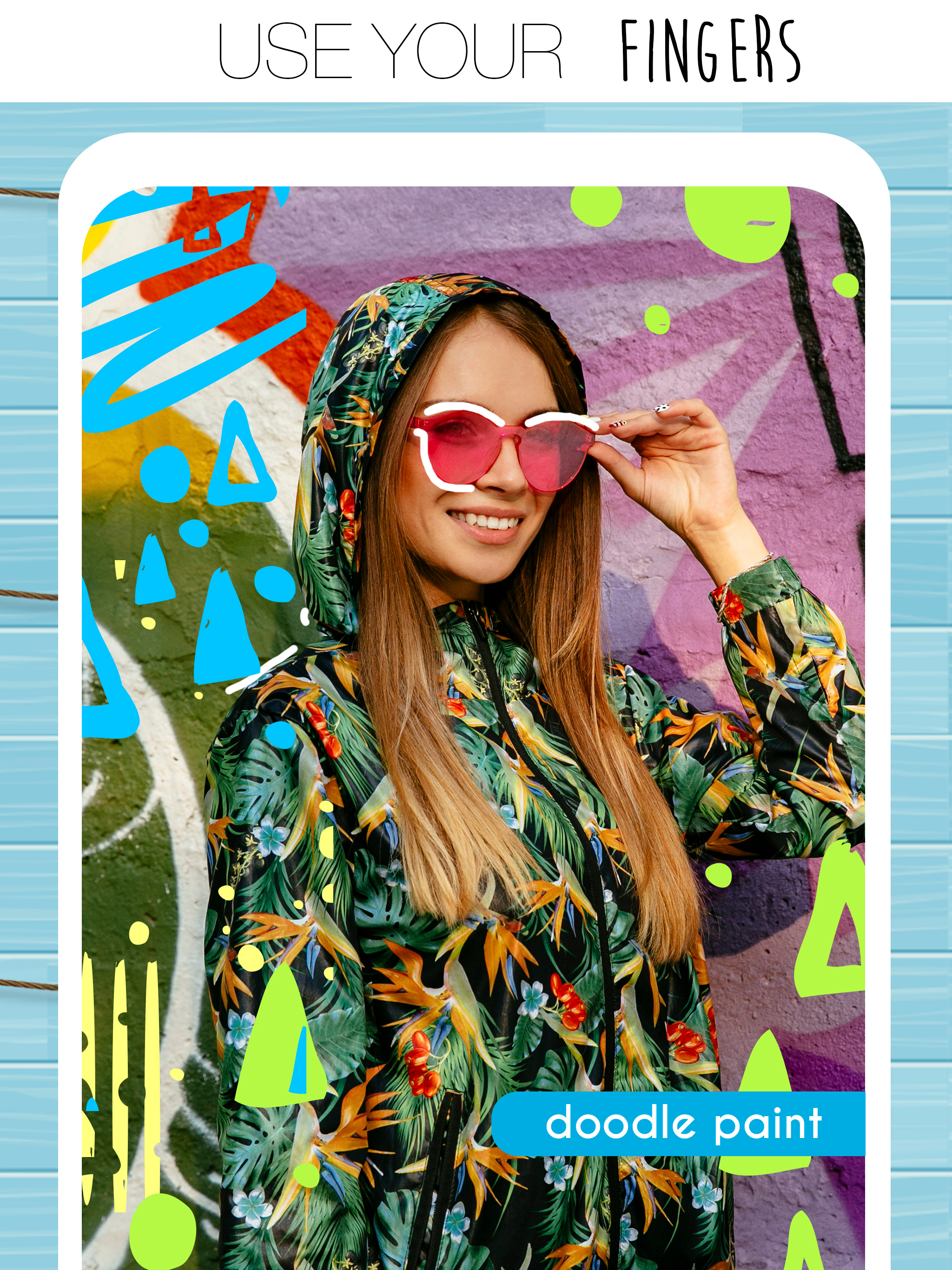 Paint over photos
