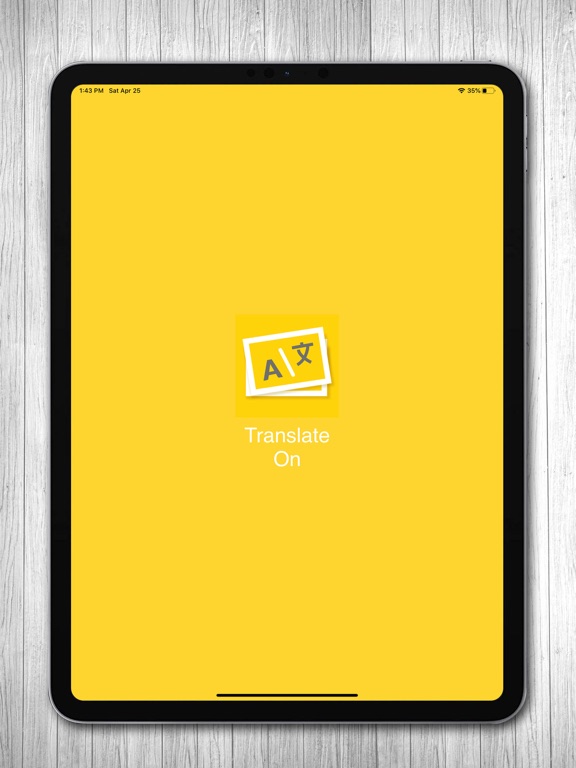 Translate On iPad screenshot 1 - Productivity app