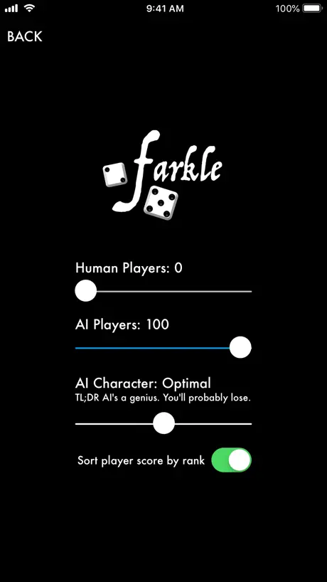 Farkle Game