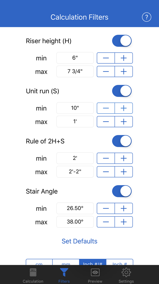 #3. Visual Stair Calc (iOS) 由: Dariusz Kalita