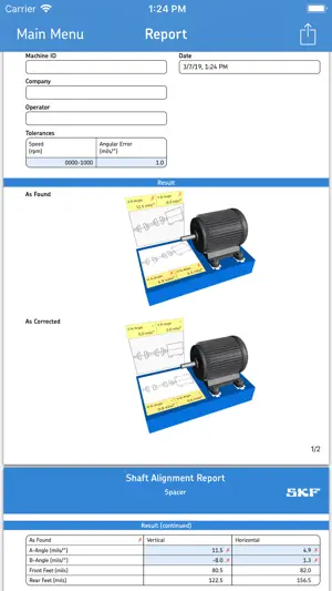 SKF Spacer shaft alignment screenshot 4