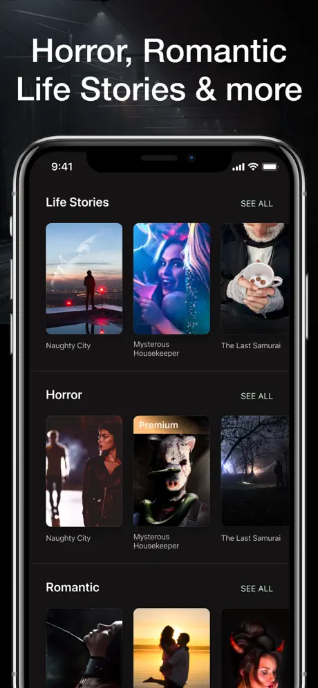 Peeked: Thrilling Text Stories