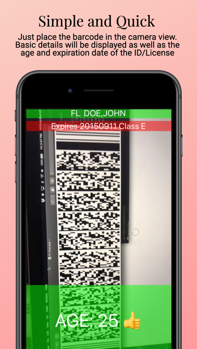 21+ Age Check ID Scanner screenshot 2