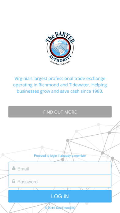 The Barter Authority Mobile Screenshot