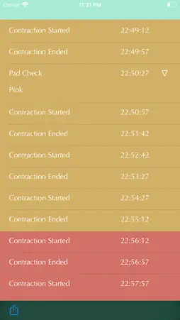 Contraction Time Tracker screenshot 6
