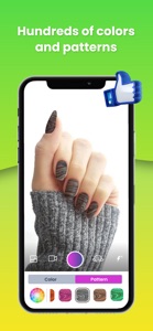 Nail Polish Hair Color Cam screenshot #5 for iPhone