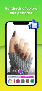 Nail Polish Hair Color Cam screenshot #5 for iPhone